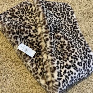 Ann Taylor Loft super soft animal print infinity scarf NWT